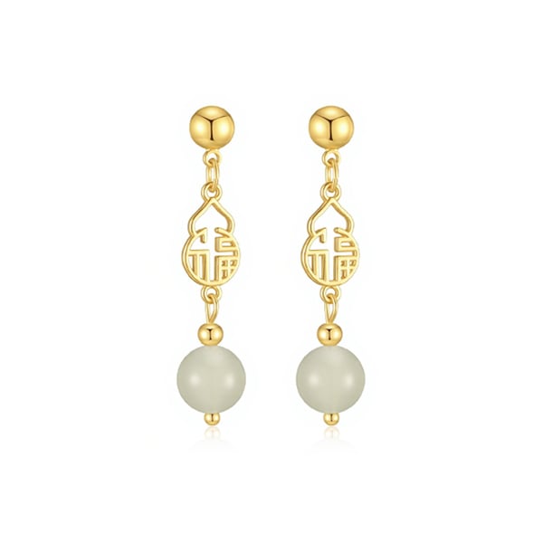 福韻雅緻耳環 耳針/無耳洞黏貼式耳環