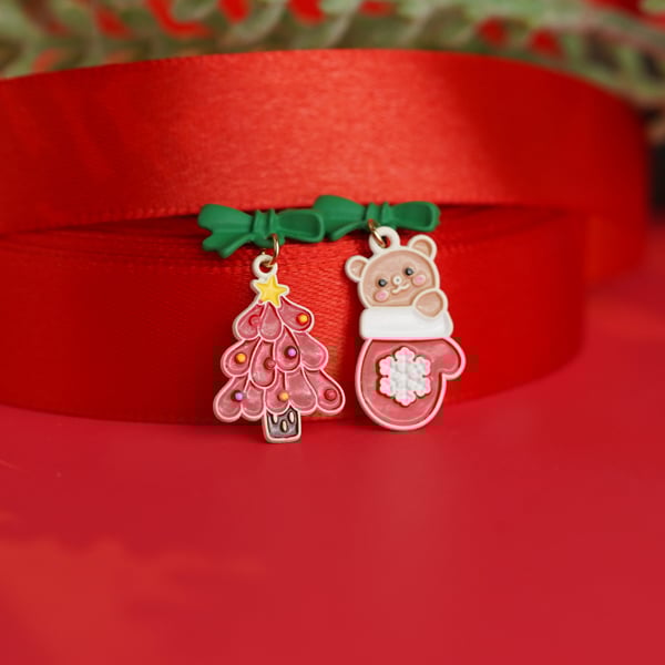 聖誕暖冬頌歌 耳針/無耳洞黏貼式耳環