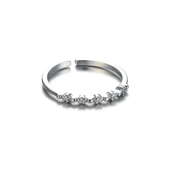 微光閃閃開口戒指[純銀]