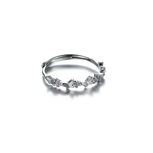 蝶舞紛飛開口戒指[純銀]